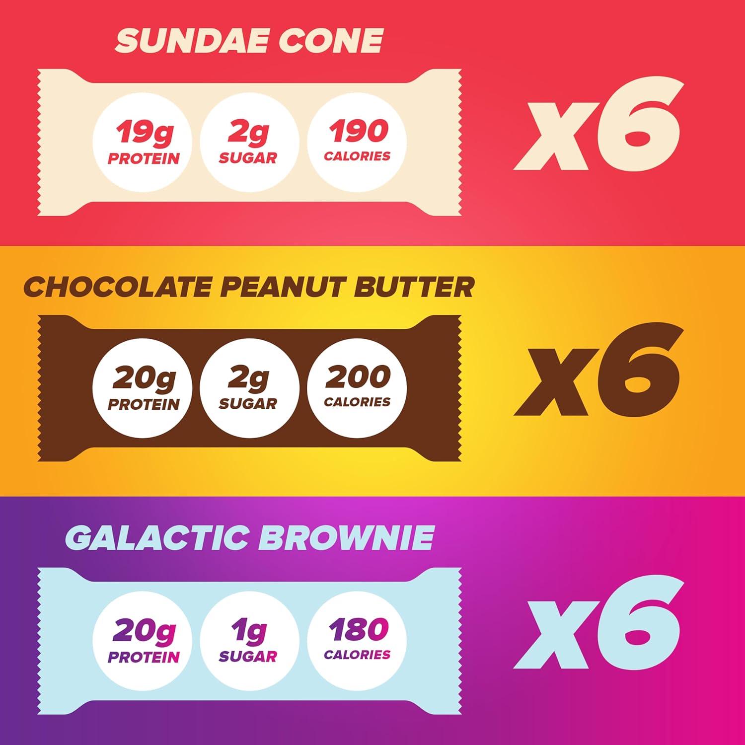 image:imagePure Protein Bars High Protein Nutritious Snacks to Support Energy Low Sugar Gluten Free Variety Pack 176oz 18 PackNew Variety Pack