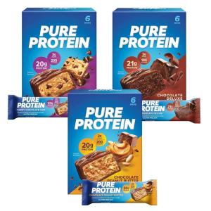 image:imagePure Protein Bars High Protein Nutritious Snacks to Support Energy Low Sugar Gluten Free Variety Pack 176oz 18 PackVariety Pack